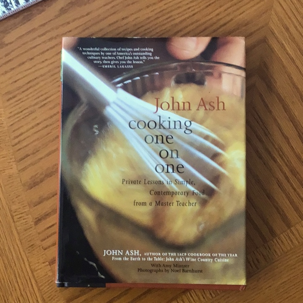 John Ash cooking on on one cookbook
